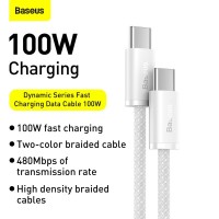 Cáp Sạc Siêu Nhanh Cao Cấp Type-C to Type-C 100W