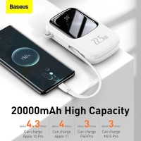 Sạc dự phòng sạc nhanh Baseus Qpow Digital Display 20000mAh 22.5W
